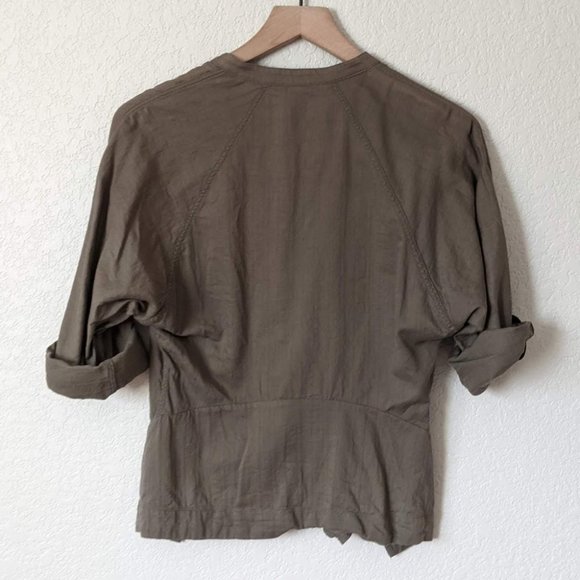 G Star RAW Green Button Down Top S - Picture 5 of 7
